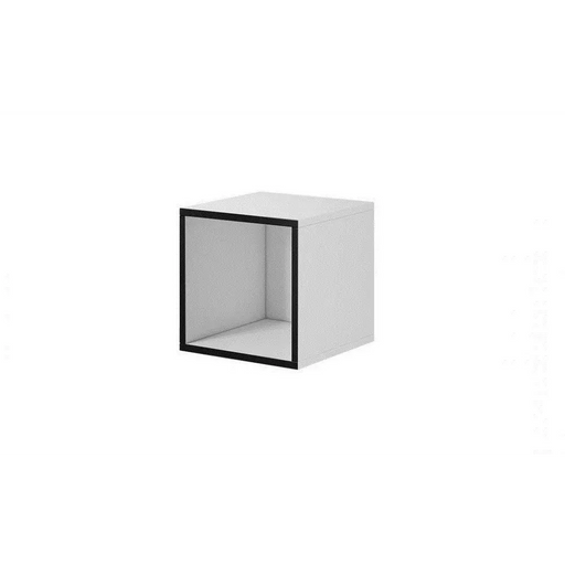 Cama living room furniture set ROCO 7 (3xRO3 + 2xRO6) white/black/white - Modern wall unitsMES-NOW<<<Wall