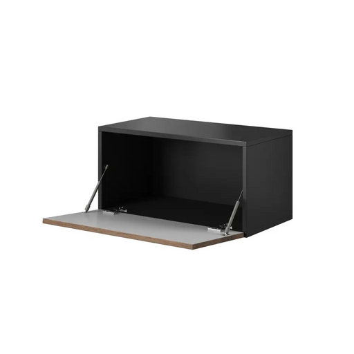 Cama living room furniture set ROCO 7 (3xRO3 + 2xRO6) black/black/white - Modern wall unitsMES-NOW<<<Wall