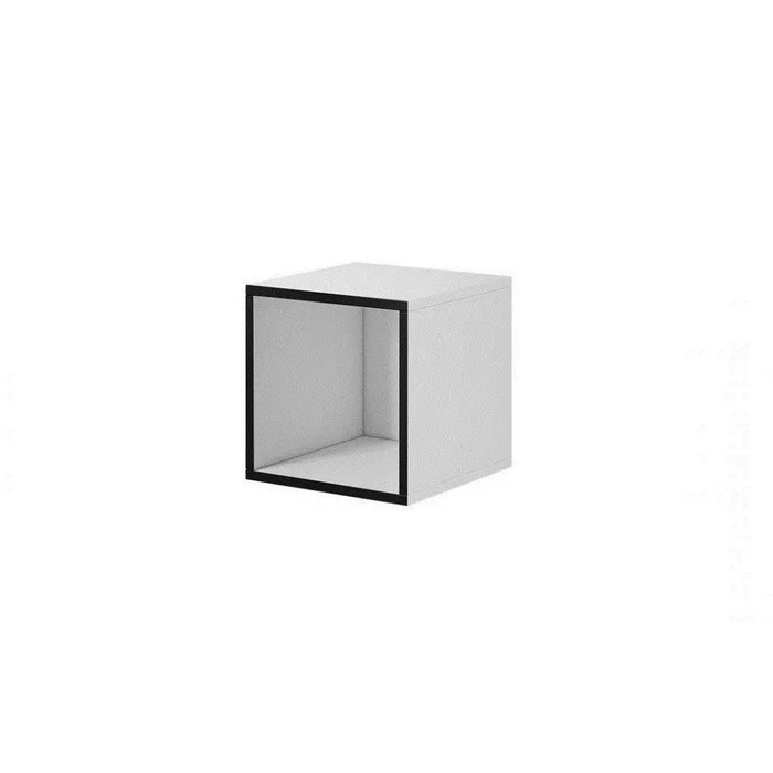 Cama living room furniture set ROCO 8 (2xRO3 + 4xRO6) white/black/white - Modern wall unitsMES-NOW<<<Wall