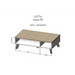 Cama LOTTA 110 coffee table wotan oak/mat black - Wooden benches and tablesLIS-DRE<<<Benches and tablesLIS<<<ActionPL