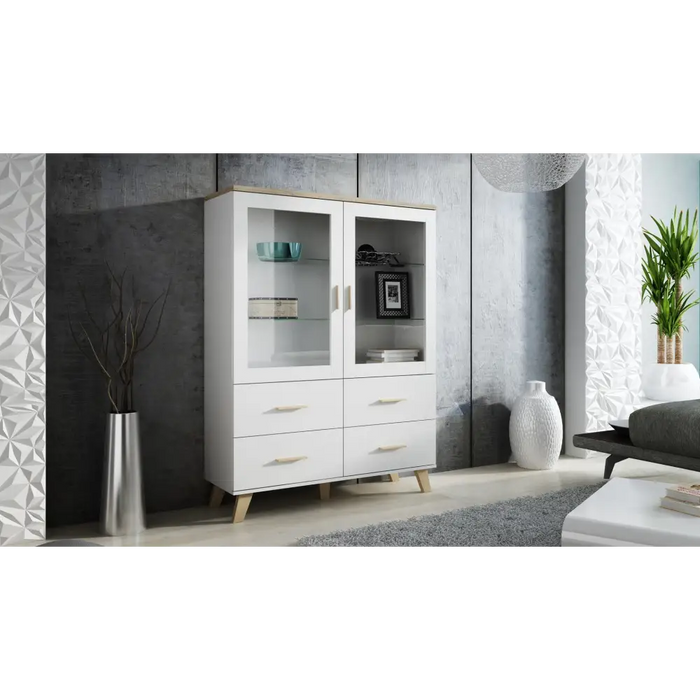 Cama LOTTA SET 2 living room storage cabinets Storage combination - Modern wall unitsMES-NOW<<<Wall UnitsMES<<<ActionPL