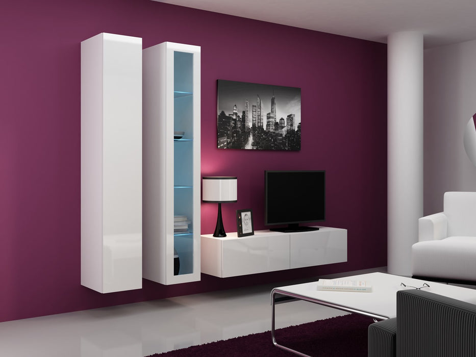 Cama Glass-case VIGO '180' 180/40/30 white/white gloss