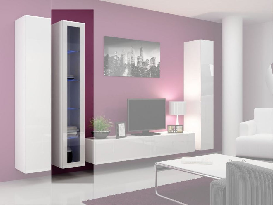 Cama Glass-case VIGO '180' 180/40/30 white/white gloss