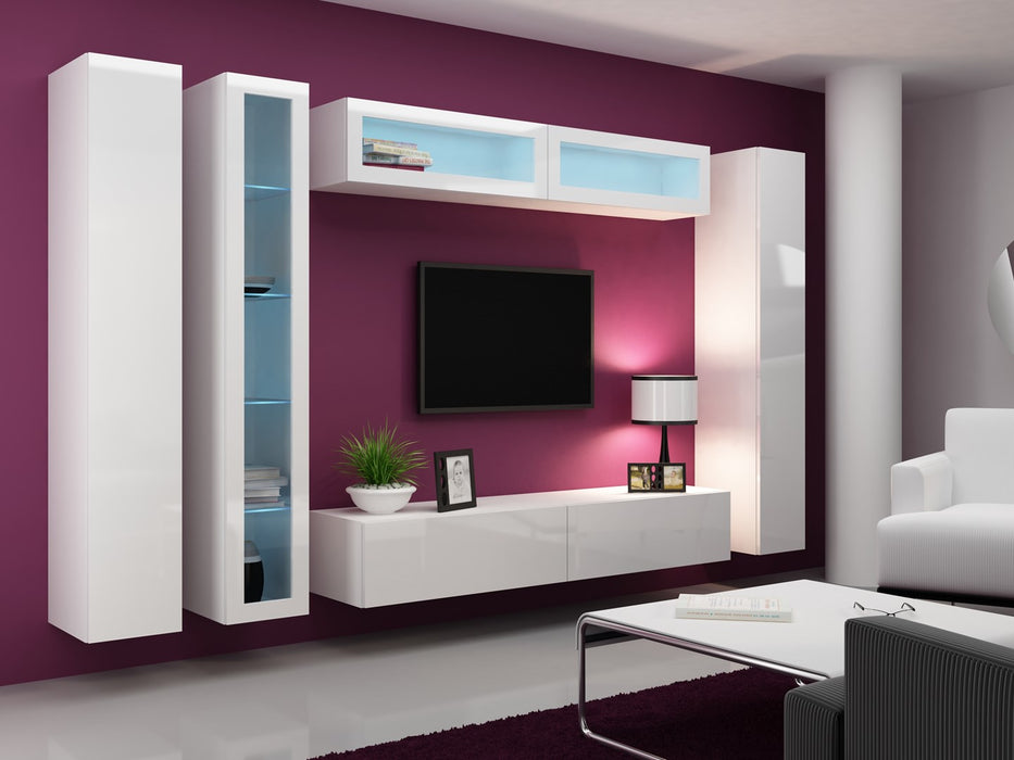 Cama Glass-case VIGO '180' 180/40/30 white/white gloss