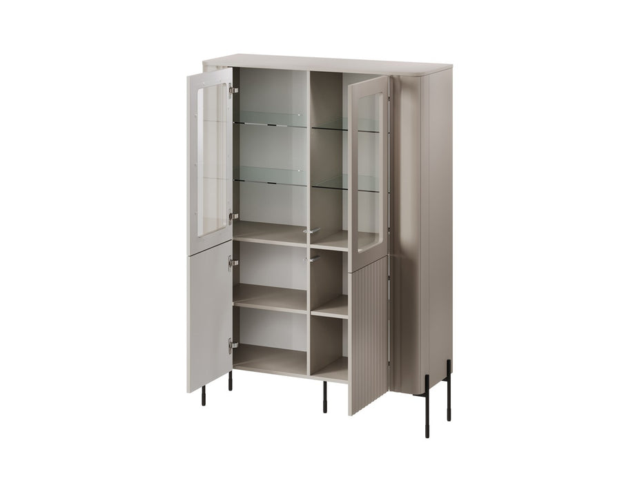 Cama VERA display cabinet 110x40x160 matt cashmere