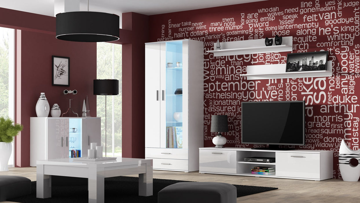 Cama sideboard 120 cm SOHO S7 white/white gloss