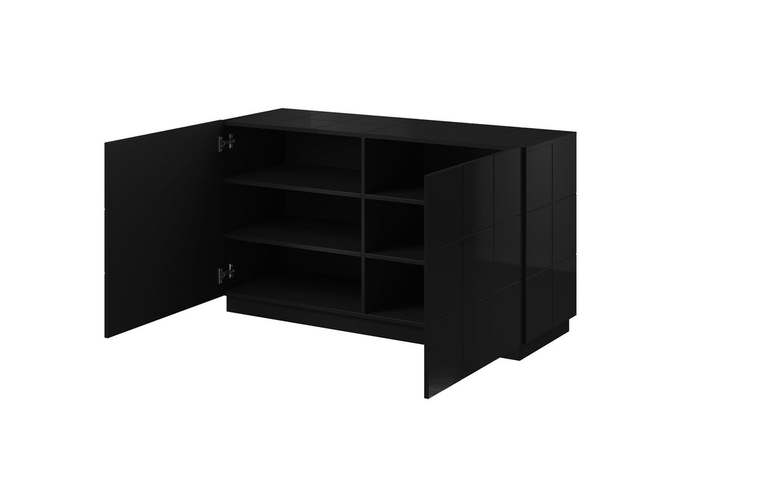 Cama sideboard 2D REJA black gloss/black gloss