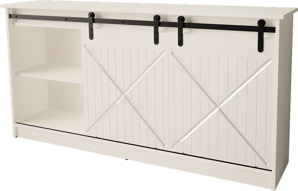 Chest of drawers 160x80x35 GRANERO white/gloss white