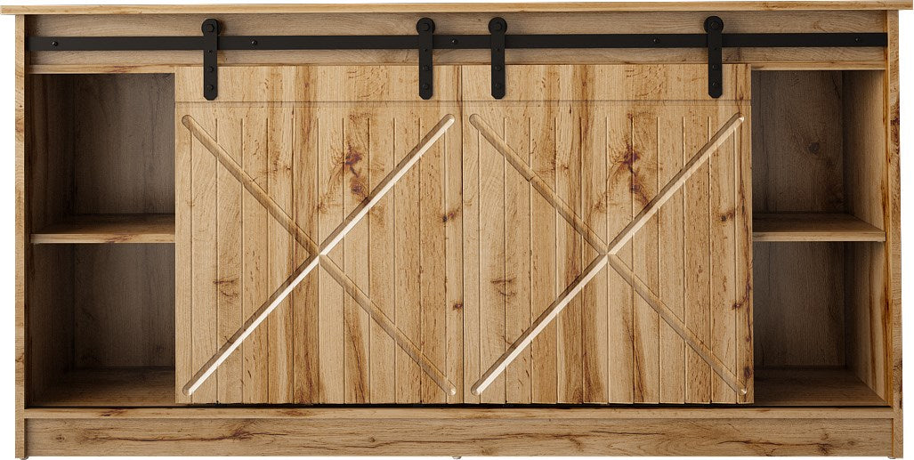 Chest of drawers 160x80x35 GRANERO oak wotan