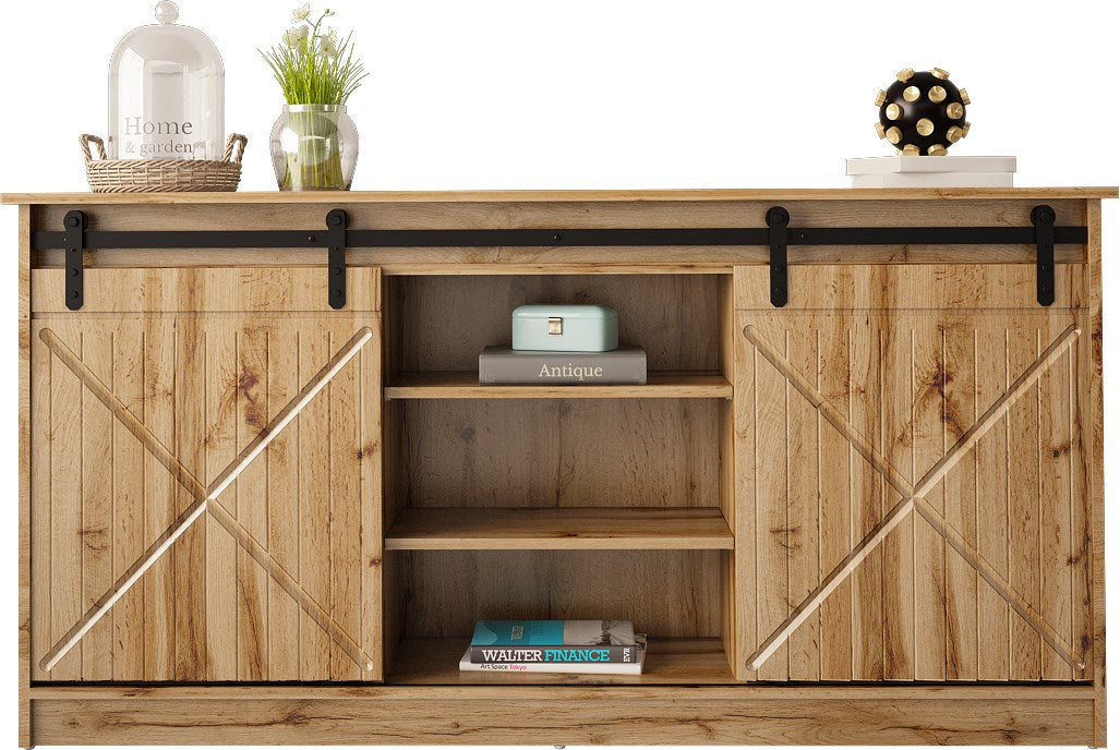 Chest of drawers 160x80x35 GRANERO oak wotan