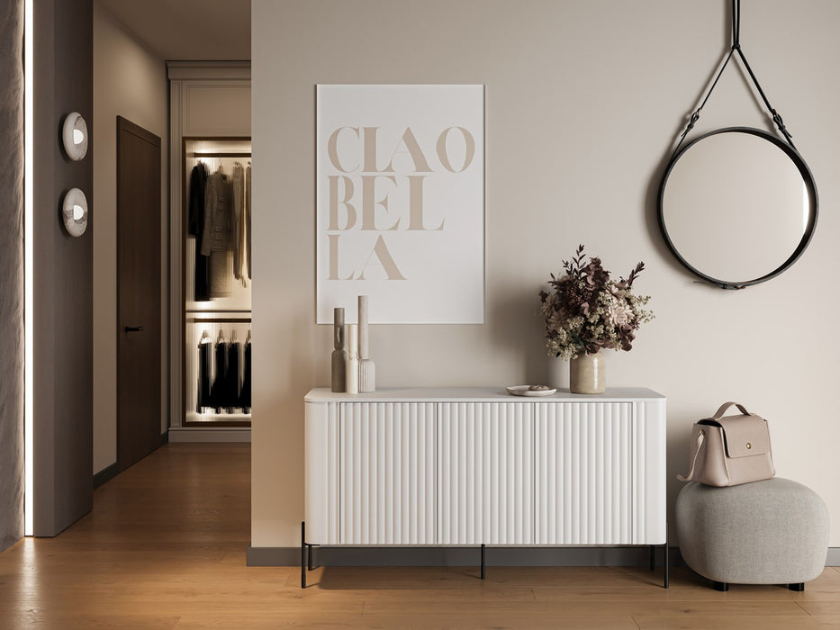 Cama VERA chest of drawers 150x40x80 matt white