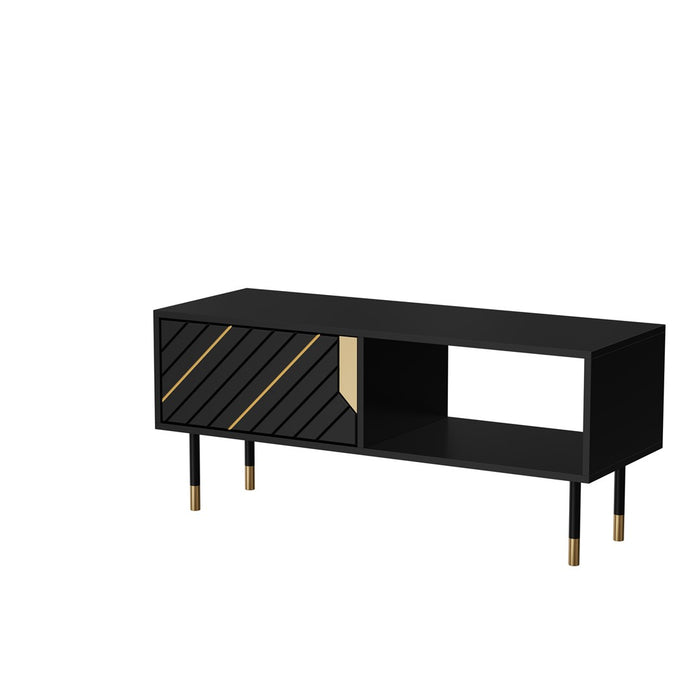 Cama MOUNTAIN bench/table 110x60x46 black + gold