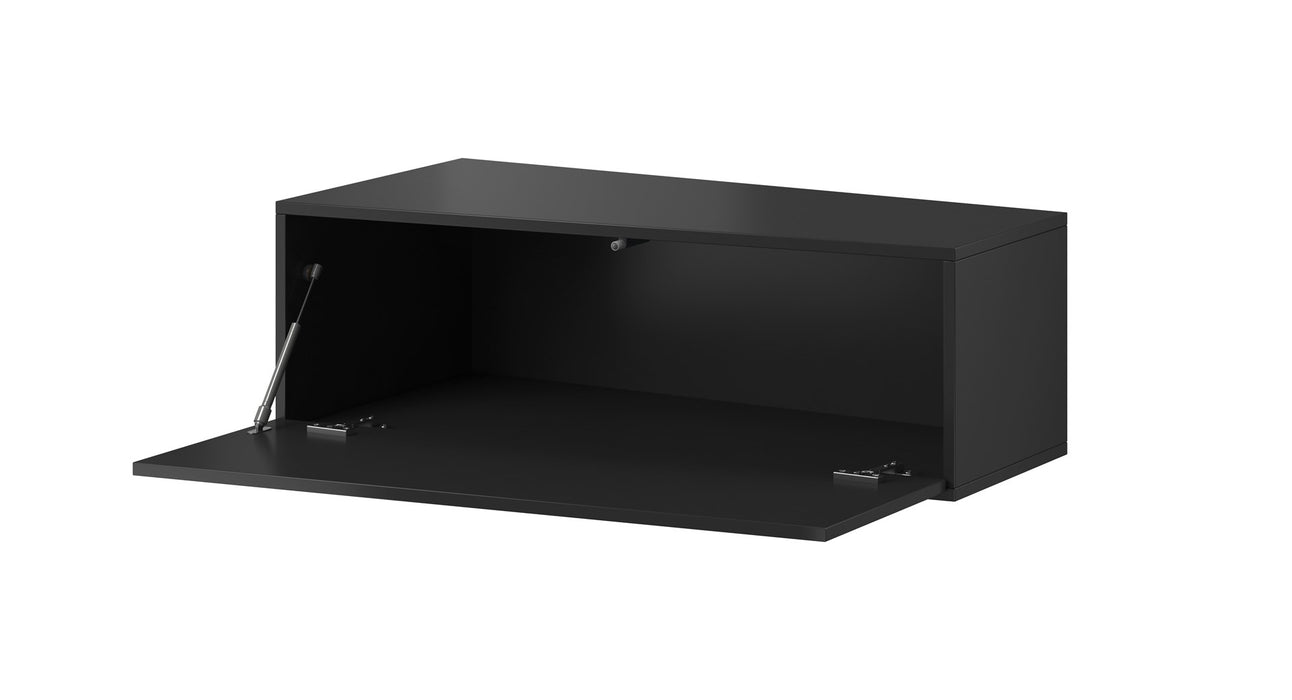 Cama Living room cabinet set VIGO SLANT 5 black/black gloss