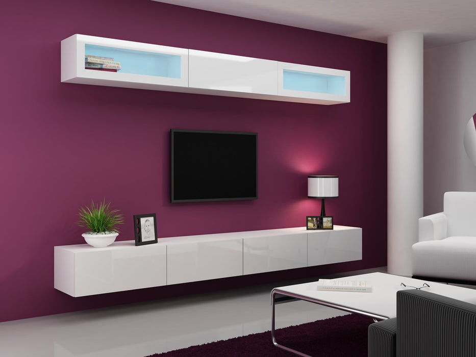 Cama Living room cabinet set VIGO 11 white/white gloss