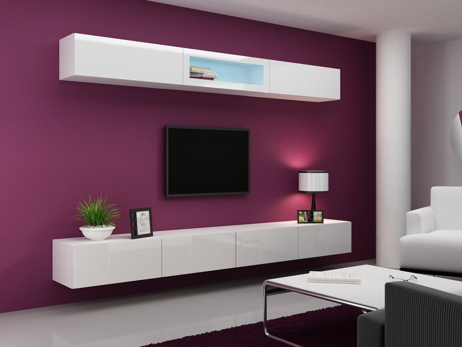 Cama Living room cabinet set VIGO 12 white/white gloss