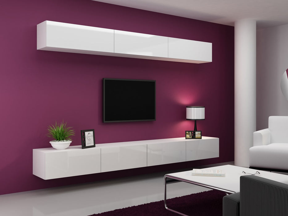 Cama Living room cabinet set VIGO 13 white/white gloss