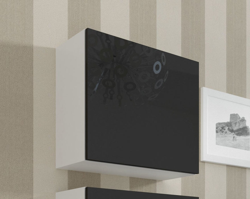 Cama Living room cabinet set VIGO 22 white/black gloss