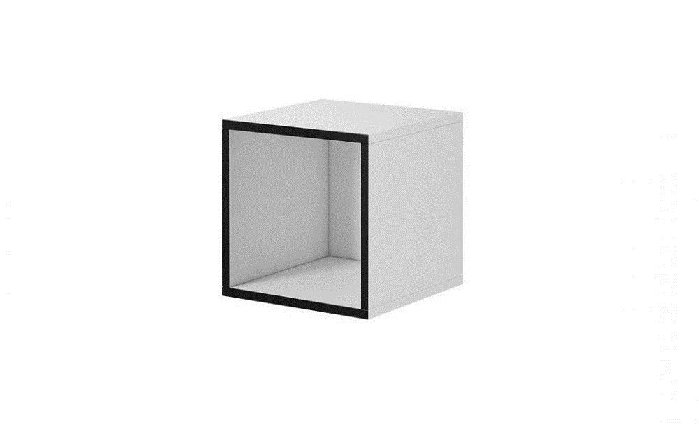 Cama living room furniture set ROCO 8 (2xRO3 + 4xRO6) white/black/white