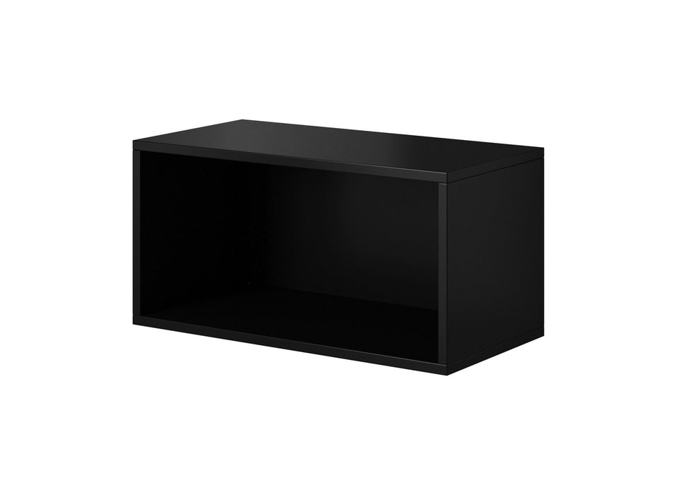 Cama living room furniture set ROCO 15 (RO4+2xRO3+2xRO6) black/black/black