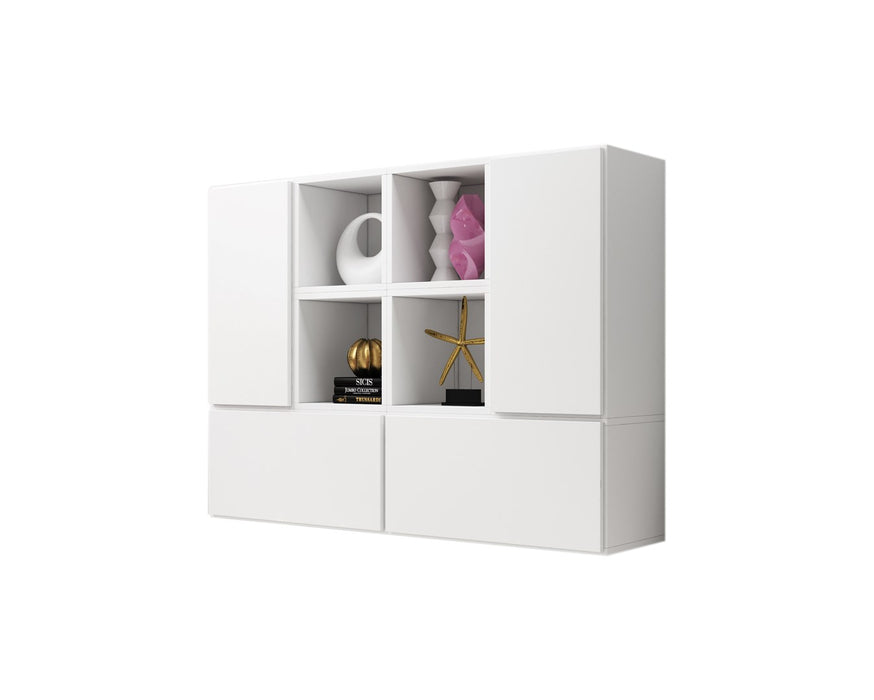Cama living room furniture set ROCO 19 (4xRO3 + 4xRO6) white/white/white