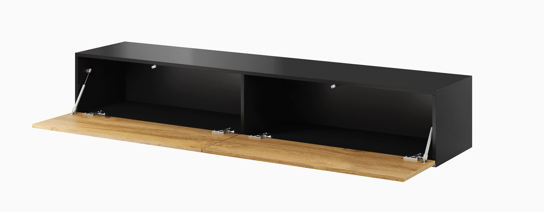 Cama living room cabinet set VIGO 1 black/wotan oak