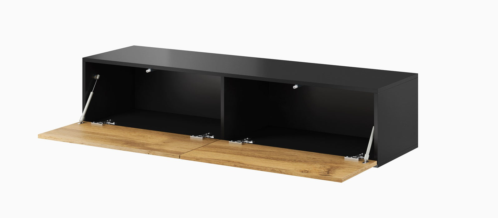 Cama living room cabinet set VIGO 13 black/wotan oak