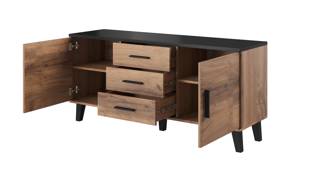Cama living room set LOTTA 2 (sideboard 150 2D3DR + sideboard 110 2D4DR + display cabinet 120 + coffee table 110)