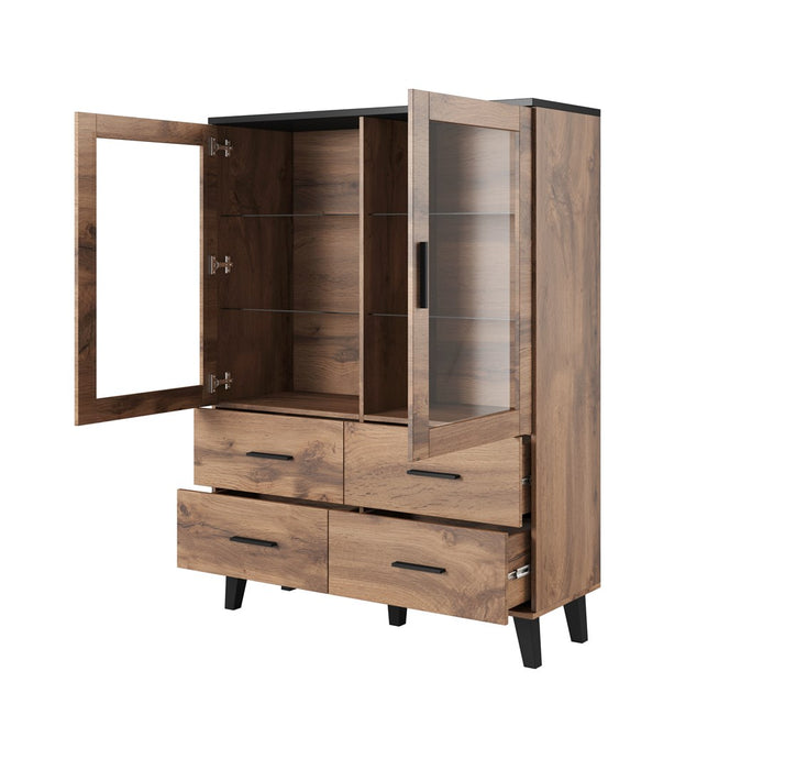 Cama living room set LOTTA 2 (sideboard 150 2D3DR + sideboard 110 2D4DR + display cabinet 120 + coffee table 110)