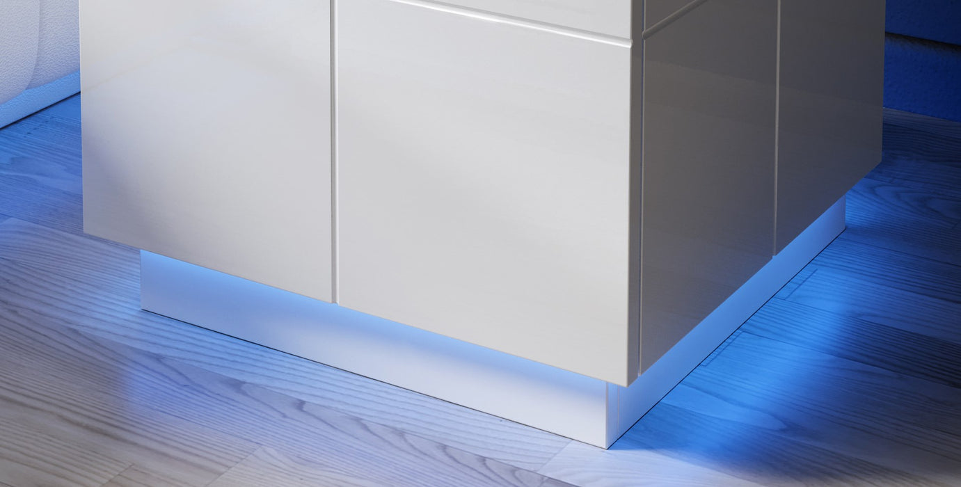 Cama REJA bedside table light blue