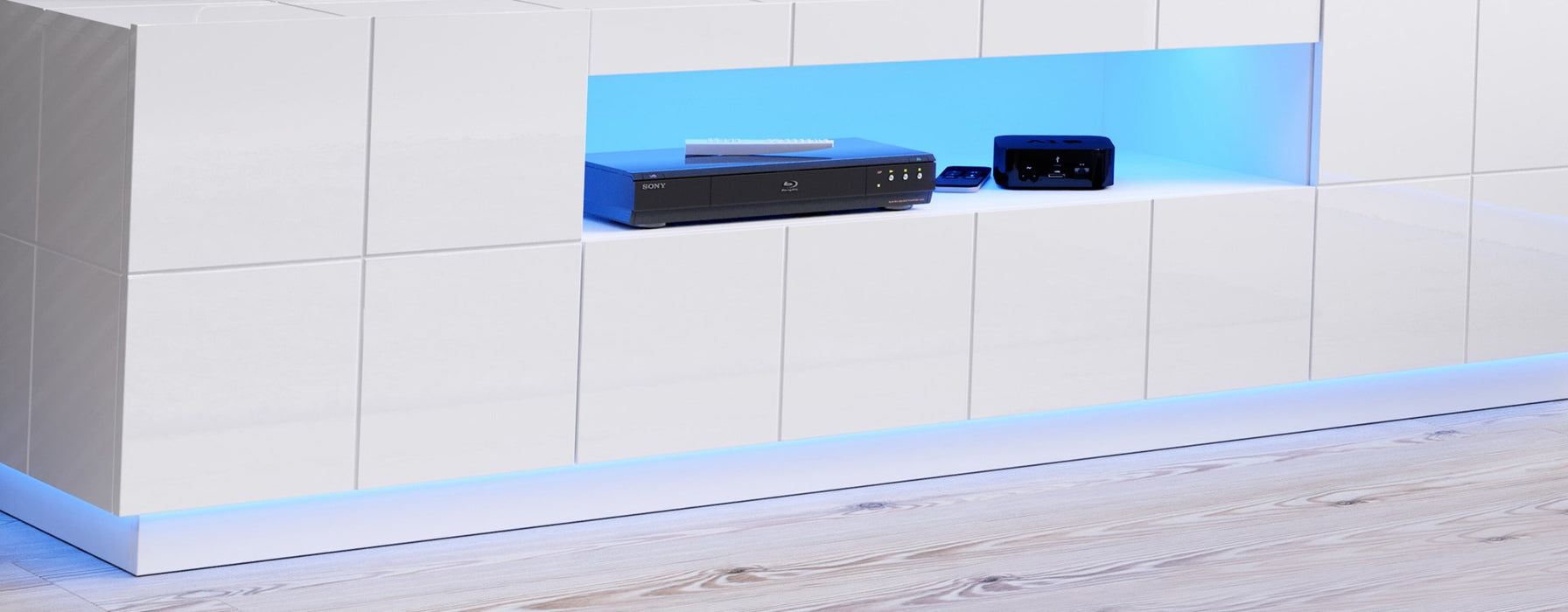 Cama RTV cabinet lighting REJA blue