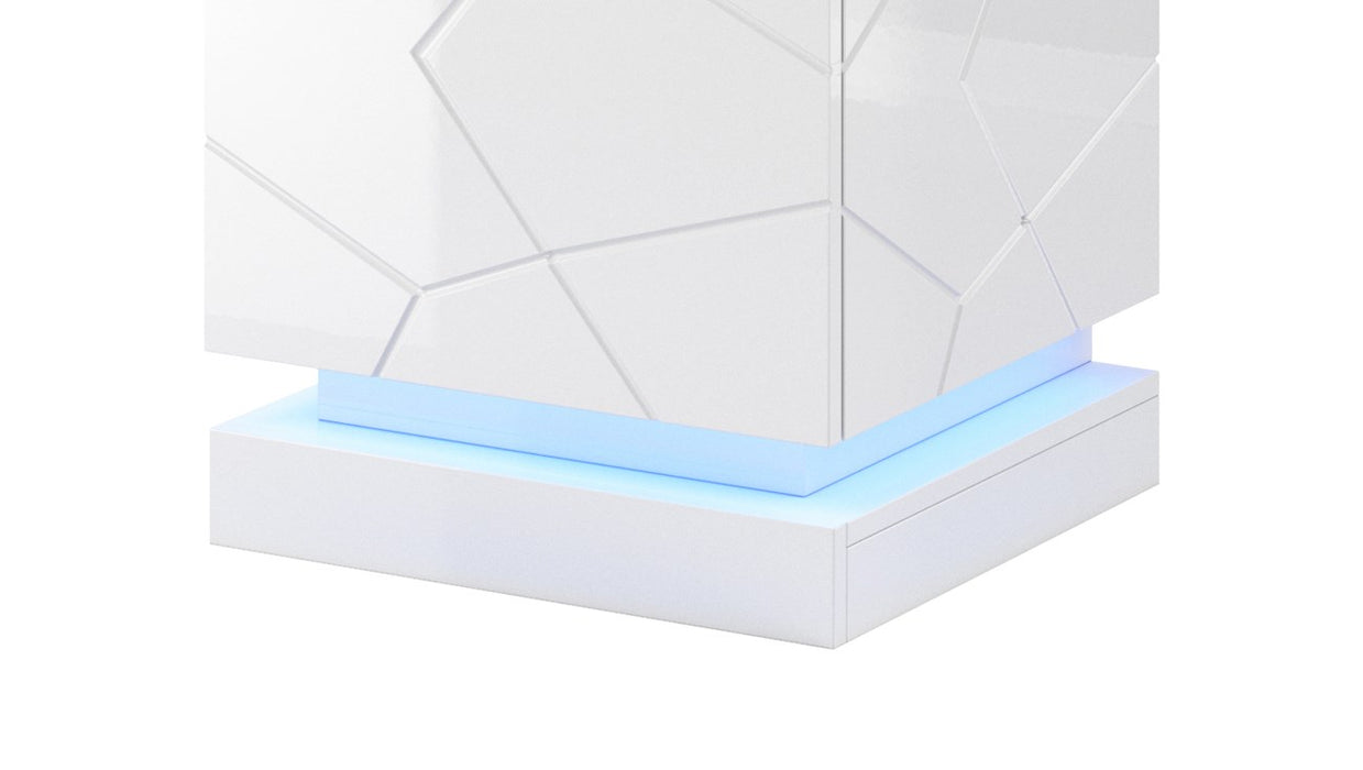 QIU bedside table lighting 2 pcs blue