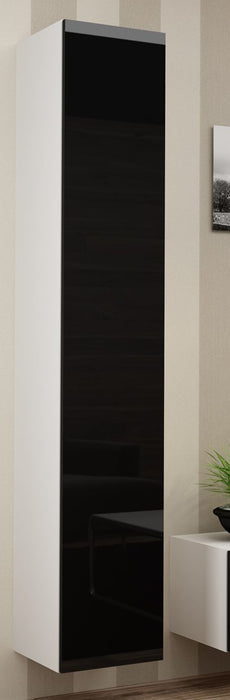 Cama Full cabinet VIGO '180' 180/40/30 white/black gloss