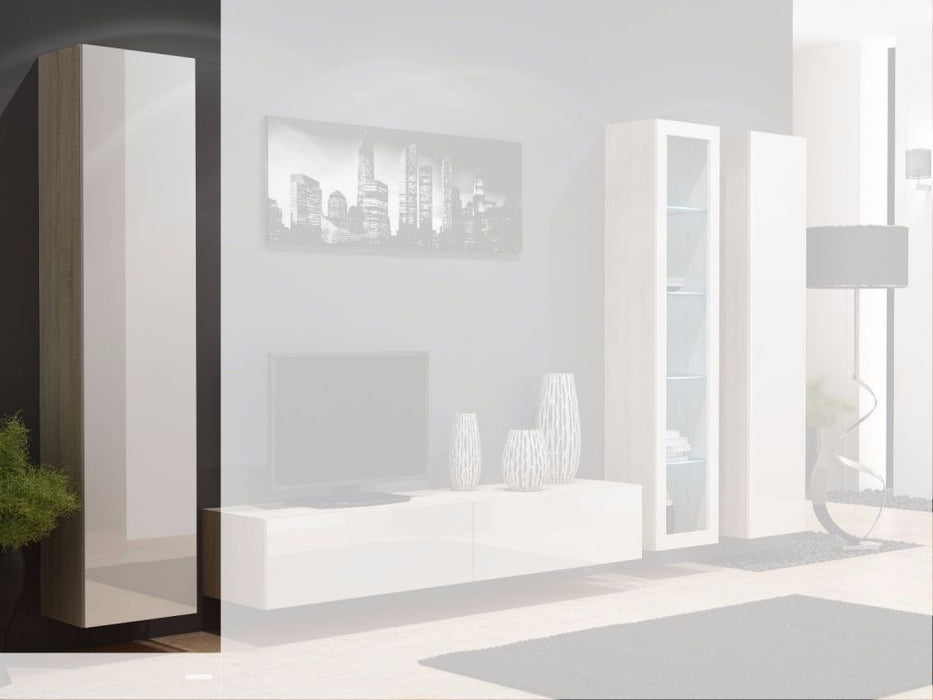 Cama Full cabinet VIGO '180' 180/40/30 sonoma/white gloss