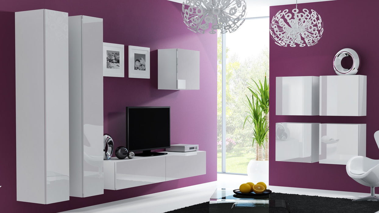 Cama Square cabinet VIGO 50/50/30 white/white gloss