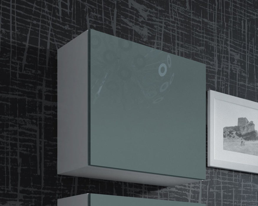 Cama Square cabinet VIGO 50/50/30 white/grey gloss