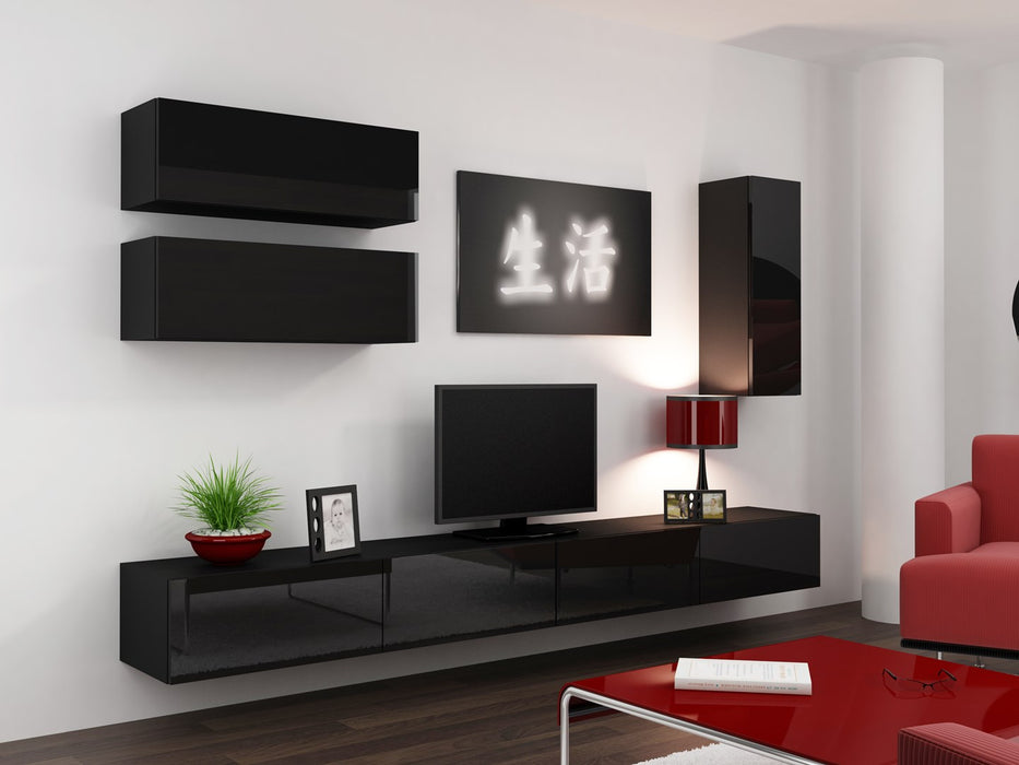 Cama Cabinet VIGO "90" full 90/35/32 black/black gloss