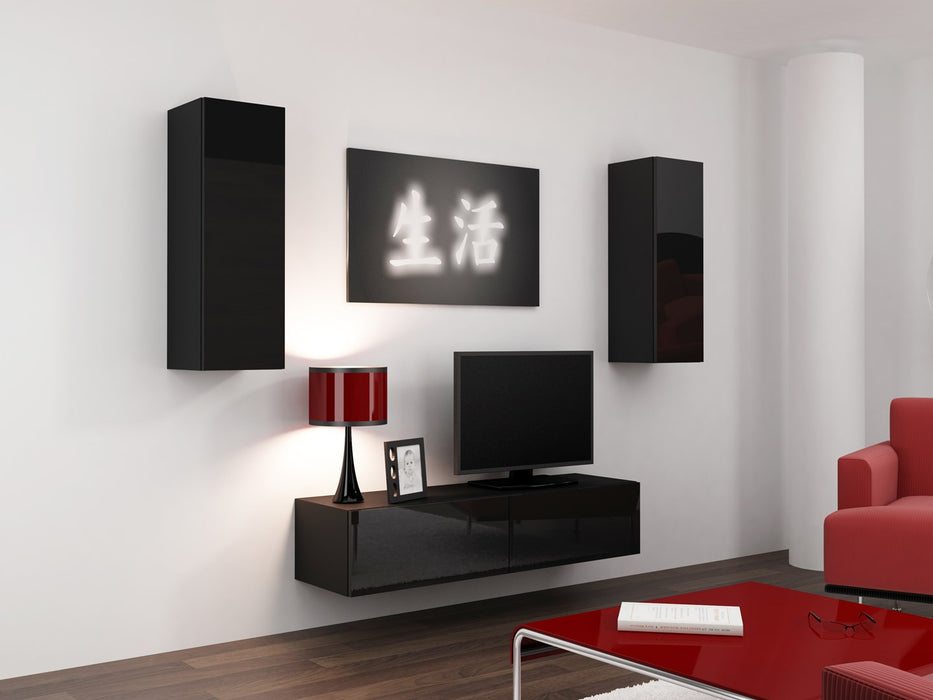 Cama Cabinet VIGO "90" full 90/35/32 black/black gloss