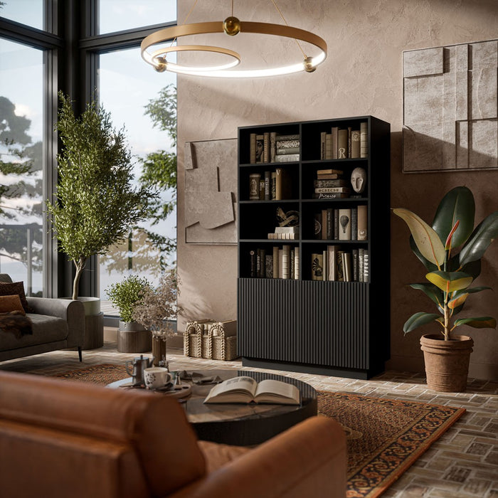 Cama LIVERTI shelving unit 100x42x171 black