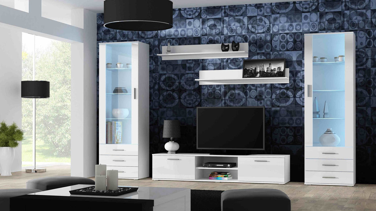 Cama TV stand SOHO 180 white/white gloss