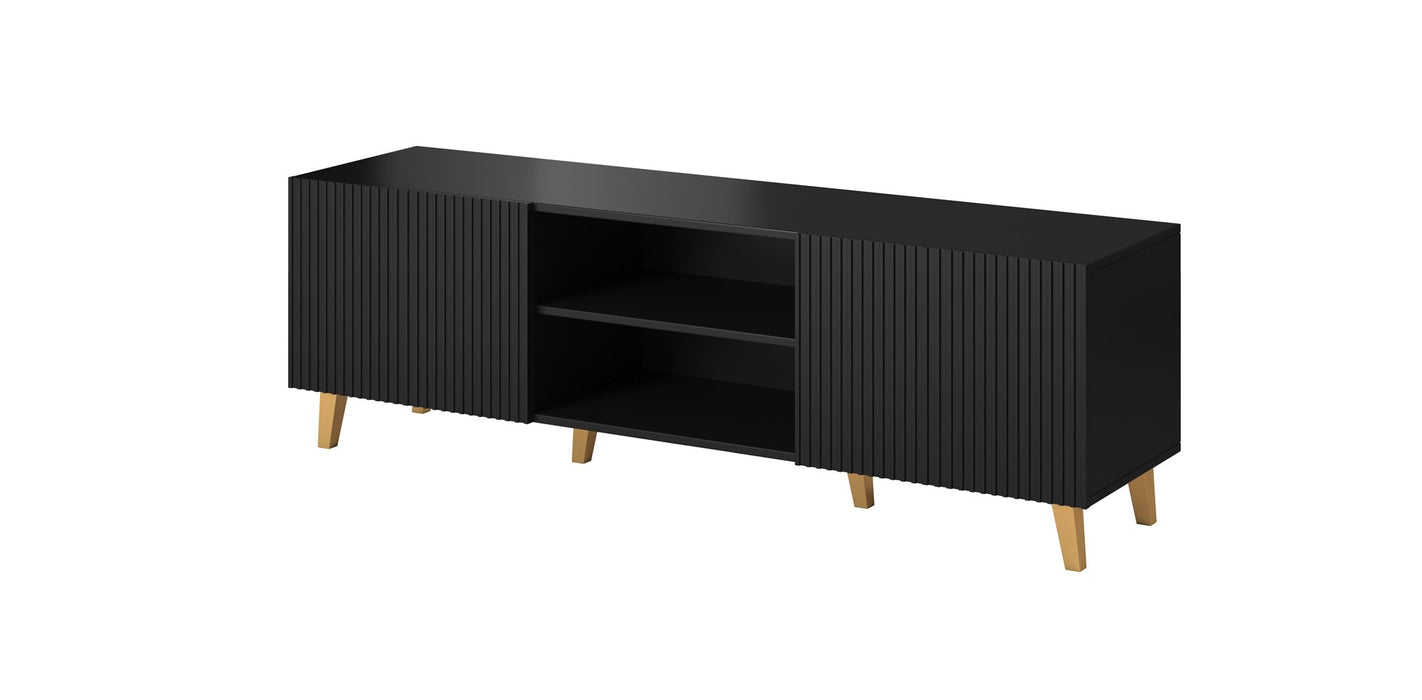Cama RTV cabinet PAFOS 150x42x52 Black matt