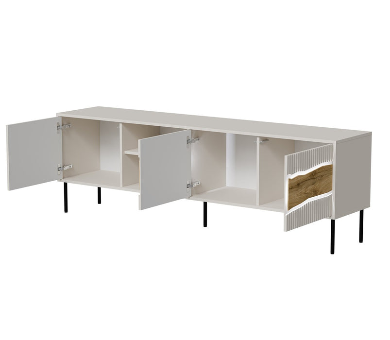 Cama INSERTO 3D1W TV cabinet 190x40x61.5 cashmere + LED