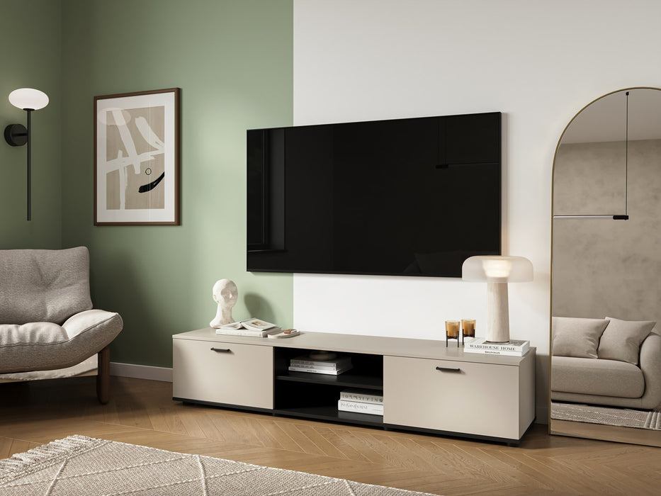 Cama SOHO TV cabinet 180x43x37 cashmere + black