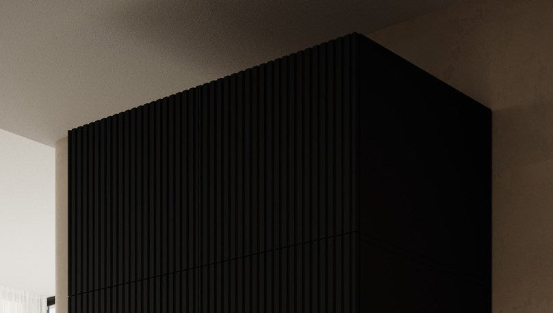 Wardrobe PAFOS 2D BASE 90x55.5x45 Black matt