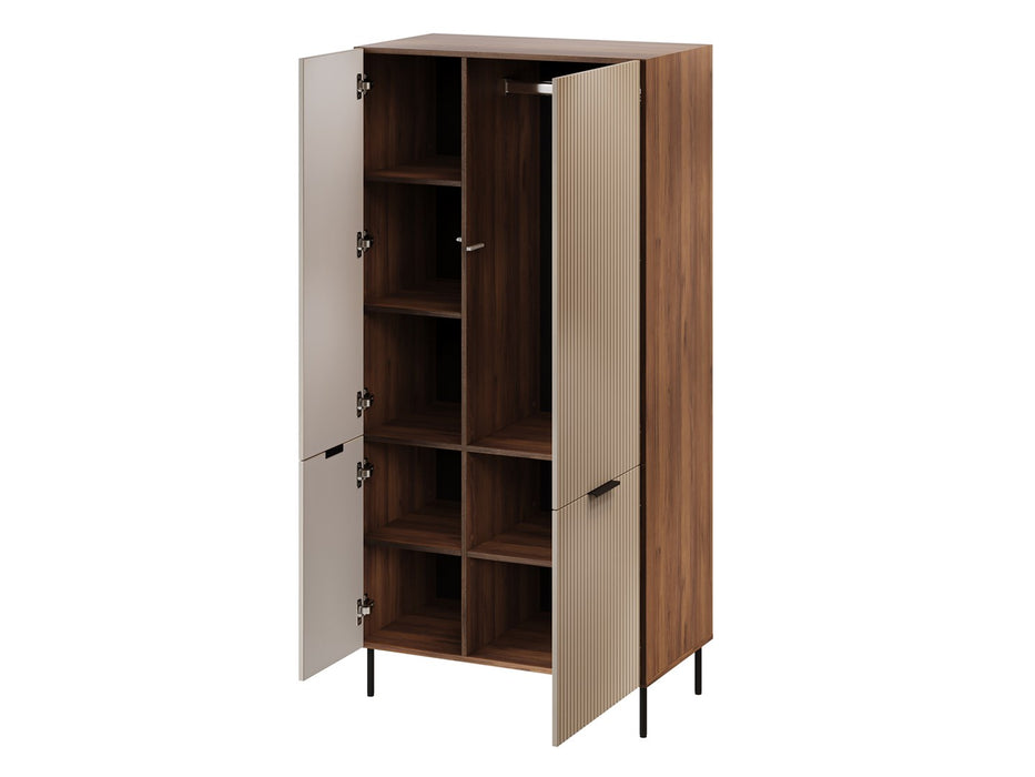Cama 5 ALMERA wardrobe 90x52x185 walnut/cashmere
