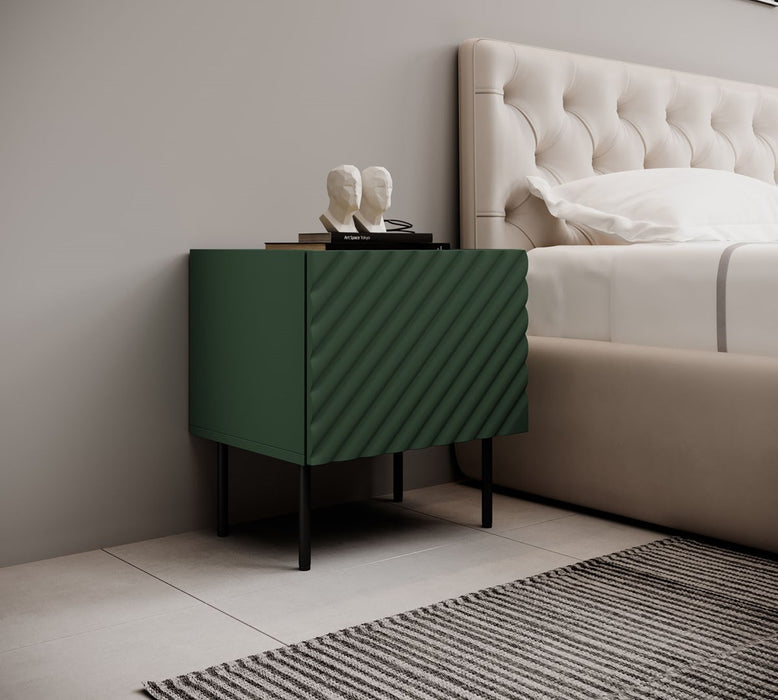 ONDA bedside table 2 pcs. 50x40x54 Green