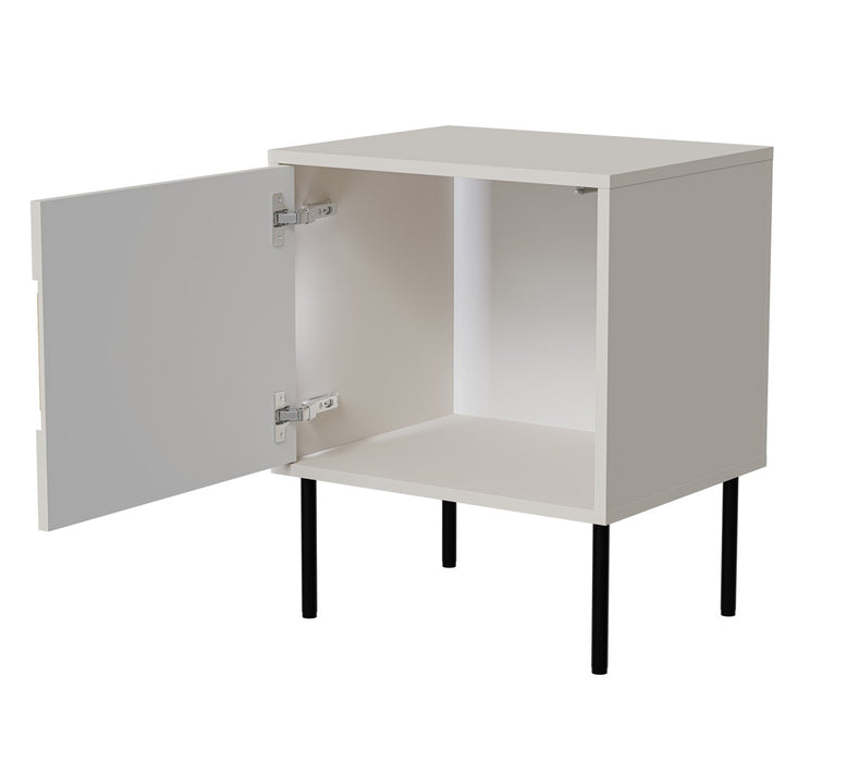 Cama Bedside cabinet, 2 pcs. INSERTO 50x40x61.5 cashmere + LED