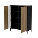 Cama MERCI chest of drawers 100 x 40 x 129 cm black/artisan oak - Chests of drawers made of furniture