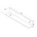 Cama MERCI shelf 110x20x25 black/oak artisan - Furniture wooden shelvesPOL-DRE<<<Furniture shelvesPOL<<<ActionPL