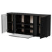 Cama MICHELLE chest of drawers 178x35-47xH82 black/viking oak - Chests of drawers made of furniture