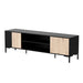 Cama RTV cabinet MERCI RTV cabinet 180 x 40 x 53.5 cm black/oak artisan - TV cabinets made of furniture
